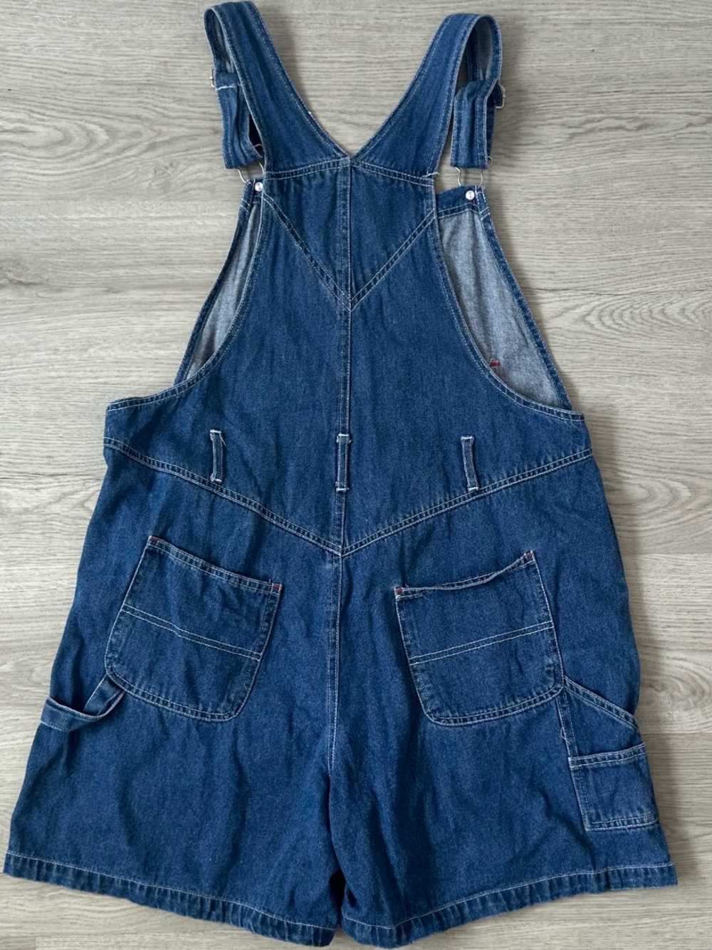 VINTAGE LOONEY TUNES TWEETY DENIM SHORTALL - Picture 6 of 7